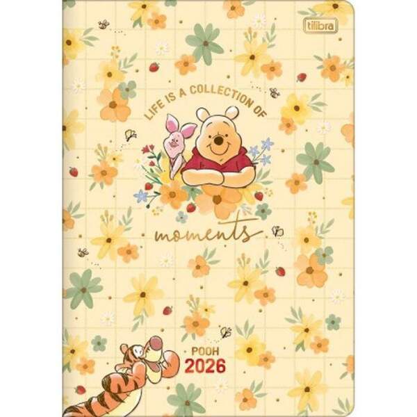 Planner Tilibra Grampeado Pooh 2026