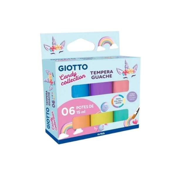 Guache Giotto Candy Collection 6 Cores