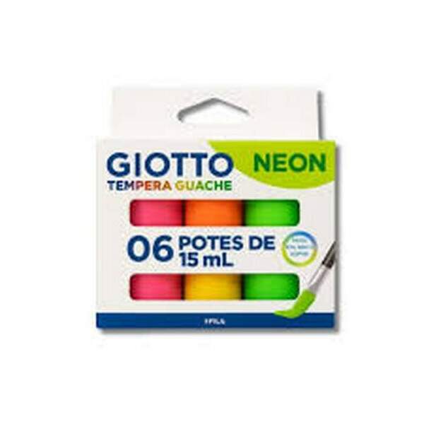Guache Giotto 6 Cores Neon