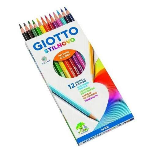 Giotto - Lpis de Cor Giotto Stilnovo Sextavado 12 Cores