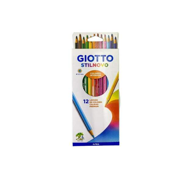 Giotto - Lpis de Cor Giotto Stilnovo Sextavado 12 Cores