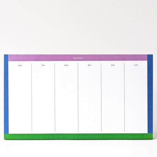 Schizzi Books - Planner Semanal Schizzi Books French 30x17cm Vertical