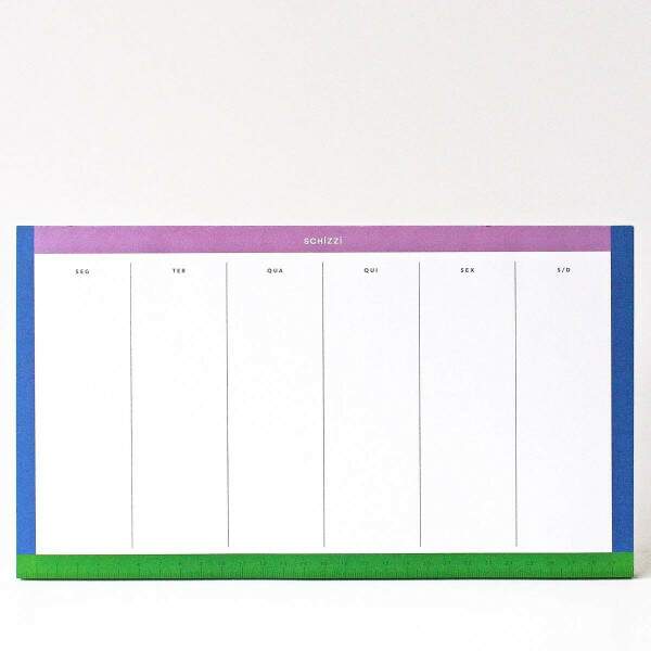 Schizzi Books - Planner Semanal Schizzi Books French 30x17cm Vertical