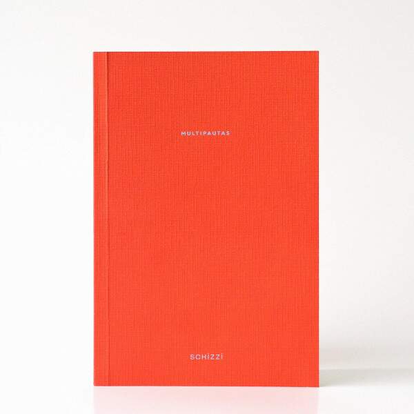 Schizzi Books - Caderno Schizzi Books Hotmelt Scarlet 14x21cm Multipautas