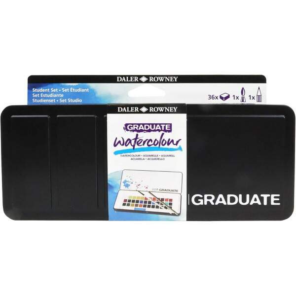 Daler Rowney - Aquarela Pastilha Daler Rowney Graduate 36 Cores