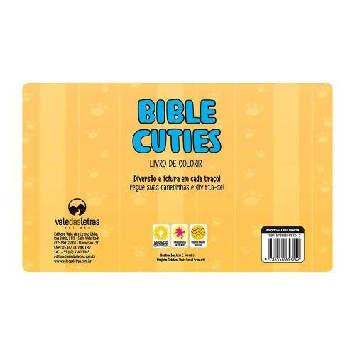 Vale das Letras - Livro De Colorir Bible Cuties Vale das Letras