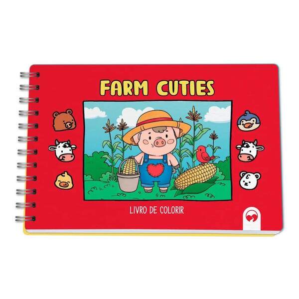 Vale das Letras - Livro De Colorir Farm Cuties Vale das Letras