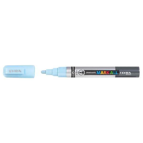 Lyra - Caneta Lyra Graduate Mark All 2 mm Pastel Azul Gelo