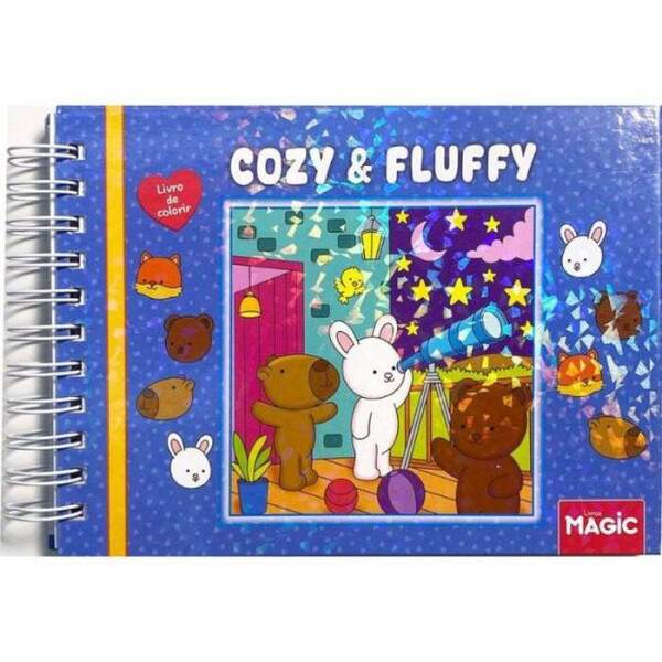 Livros Magic - Livro De Colorir Magic Cozy And Fluffy