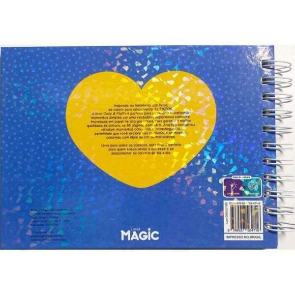 Livros Magic - Livro De Colorir Magic Cozy And Fluffy