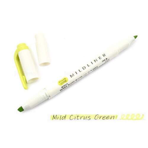 Zebra - Marca-Texto Zebra Mildliner Verde Citrus