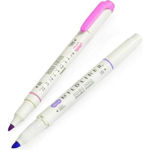 Zebra - Marca-Texto Zebra Mildliner Coral Pink