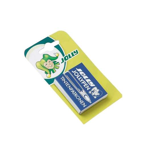 Jolly - Cartucho p/ Caneta Tinteiro Jolly Azul Royal c/ 6