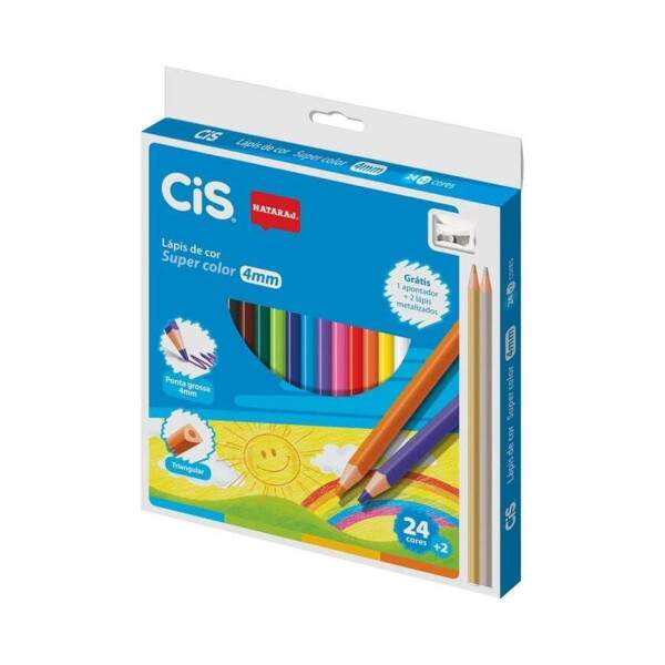 Cis - Lpis de Cor Cis Super Color 24 Cores