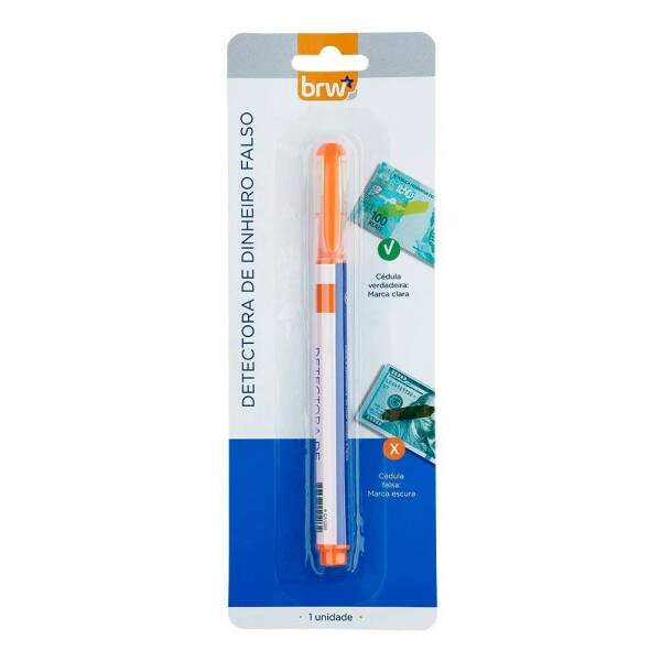 BRW - Caneta Detectora Dinheiro Falso BRW