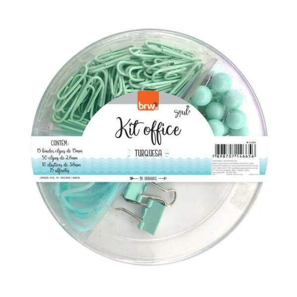 BRW - Kit Office BRW Donuts Verde gua