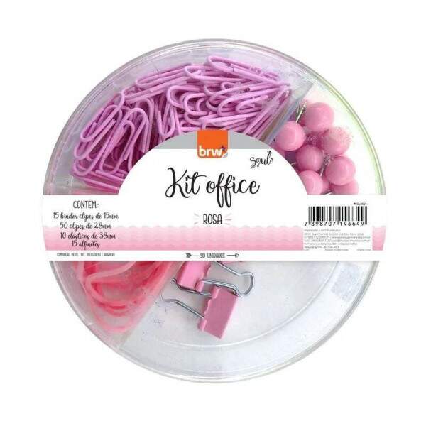 BRW - Kit Office BRW Donuts Rosa