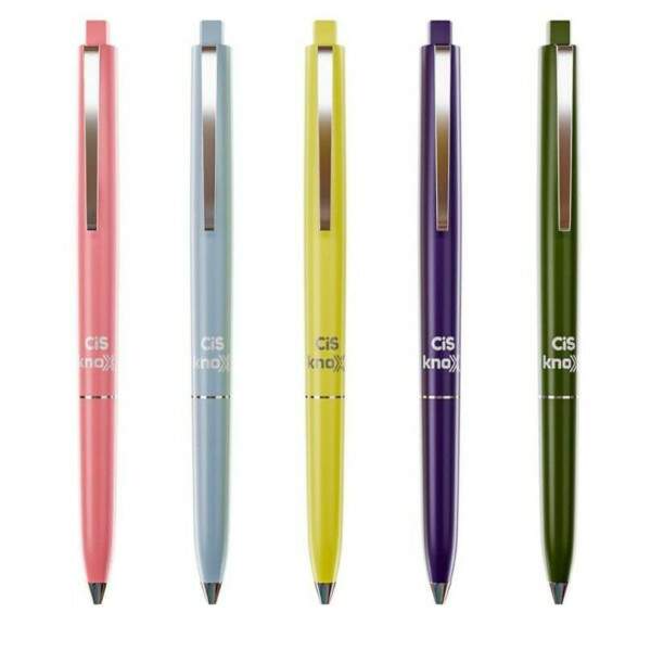 Cis - Caneta Cis Knox Retratil 0.7 mm Amarela