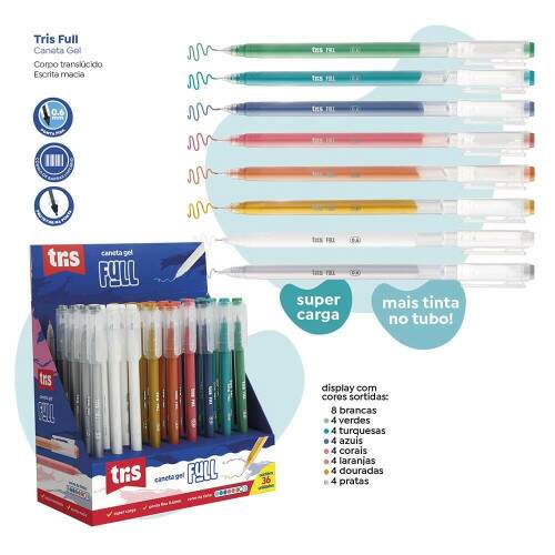 Tris - Caneta Gel Tris Full