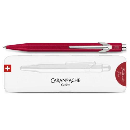 Caneta Caran d Ache 849 Colormat-X Vermelha