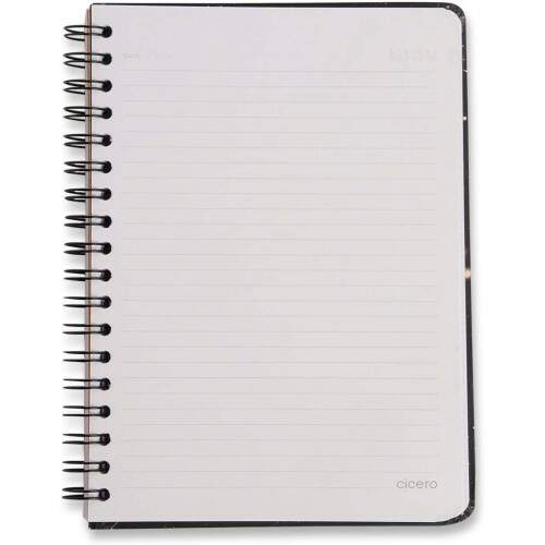 Cicero - Caderno Espiral Cicero Plen Pautado Aromas Off White 80 Fls