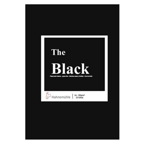 Hahnemuhle - Bloco Hahnemuhle Black Sketch 250g/m A4 20 fls