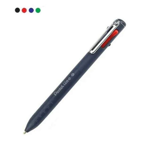 Pentel - Caneta Pentel Izee 0.7 mm 4 Cores Roxo Escuro