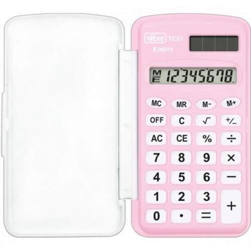 Tilibra - Calculadora Tilibra TC21 Rosa