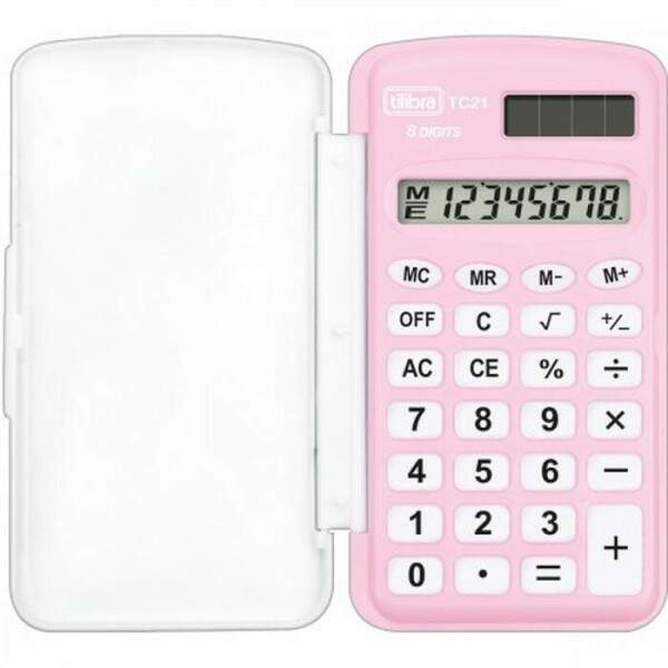 Tilibra - Calculadora Tilibra TC21 Rosa