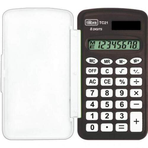 Tilibra - Calculadora Tilibra TC21 Preta