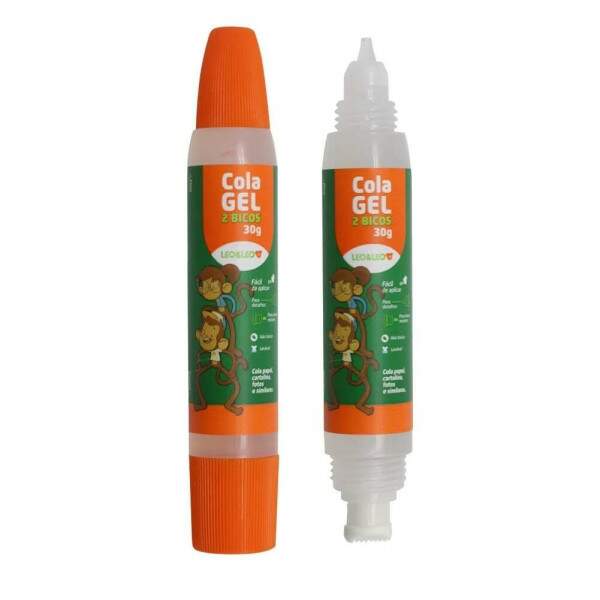 Leo e Leo - Cola Gel Leo & Leo 2 Bicos 30g
