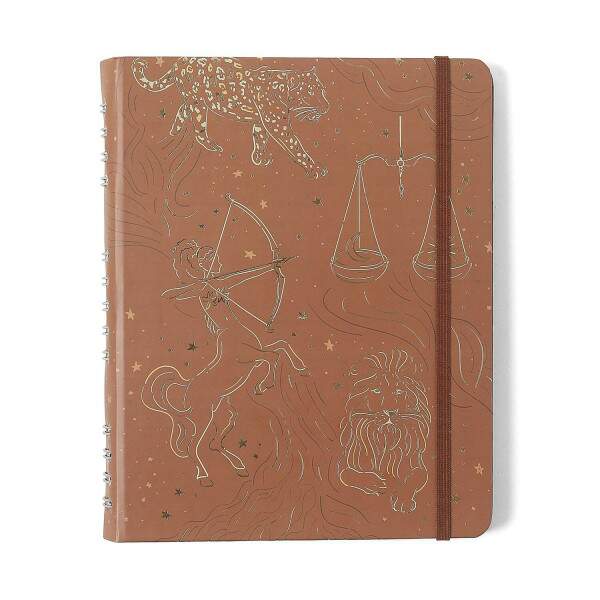 Caderno Ccero Organizador Origens Pautado & Pontado 17x24 Terra