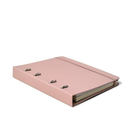 Caderno Argolado Ccero Clssica Pautado 17x24 Rosa Orquidea