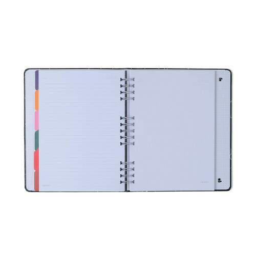 Caderno Ccero Organizador Origens Pautado & Pontado 17x24 Terra