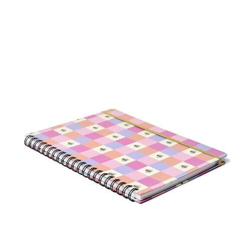 Caderno Ccero Espiral Melissa Pautado 20x28 Casinha Das Abelhas 80 Fls