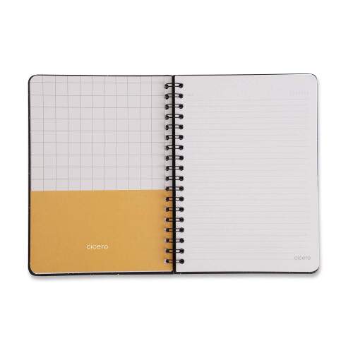 Caderno Ccero Espiral Melissa Pautado 17x24 Color Bloomy 80 Fls