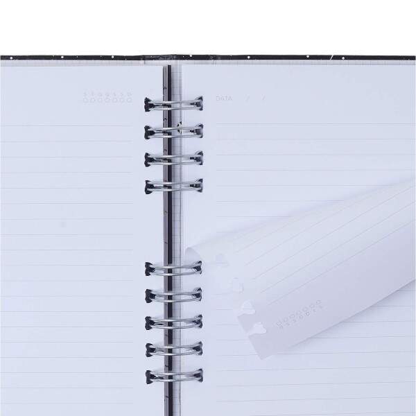 Caderno Ccero Organizador Doce Florada Pautado & Pontado 17x24 Preto
