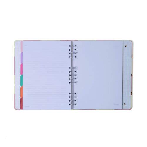 Caderno Ccero Organizador Melissa Pautado & Pontado 17x24 Max Bloomy