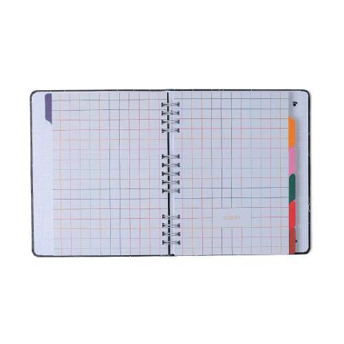 Caderno Ccero Organizador Jardim Pautado & Pontado 17x24 Verde