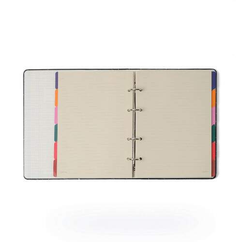 Caderno Argolado Ccero Doce Florada Pautado 17x24 Off White