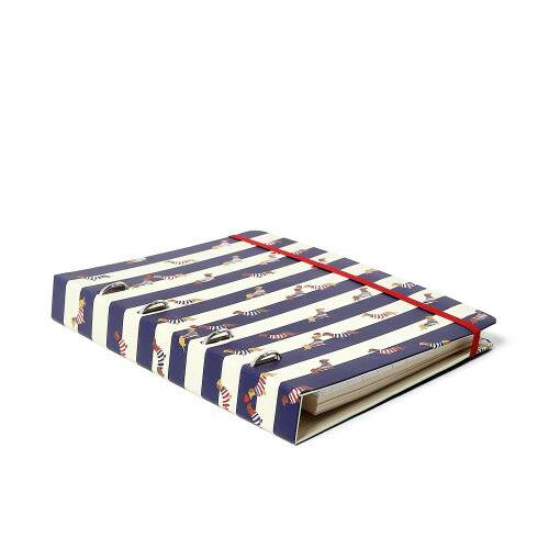 Caderno Argolado Ccero Praia Pautado 17x24 Cachorros