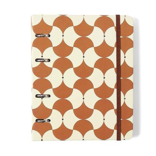 Caderno Argolado Ccero Office Duo Bossa Nova Pautado & Pontado A5 Boemia Caramelo