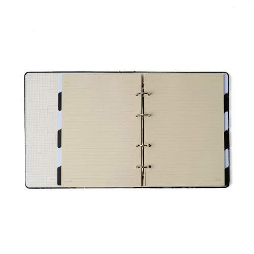 Caderno Argolado Ccero Jardim Pautado 17x24 Preto