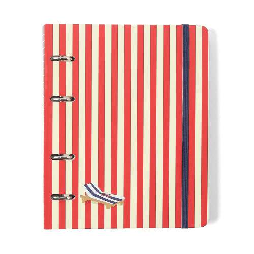 Caderno Argolado Ccero Office Duo Praia Pautado & Pontado A5 Sol