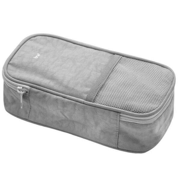 Estojo BRW 50 Pens Jeans Cinza