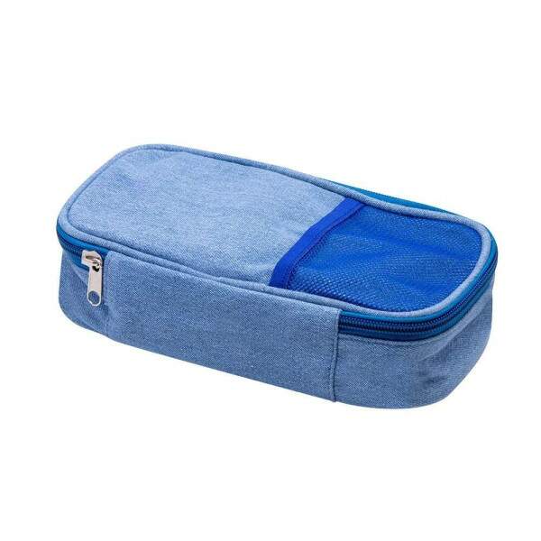 Estojo BRW 50 Pens Jeans Azul