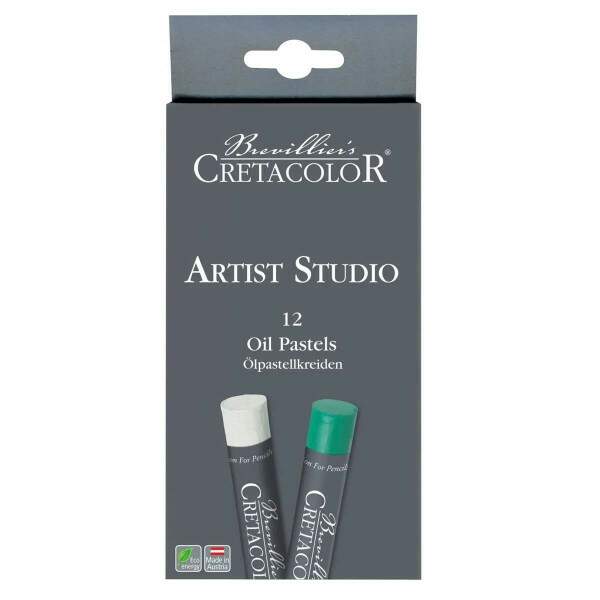 Pastel Oleoso Cretacolor 12 Cores