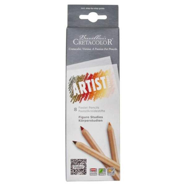 Lapis Pastel Cretacolor Artist Studio Portrait 8 Cores