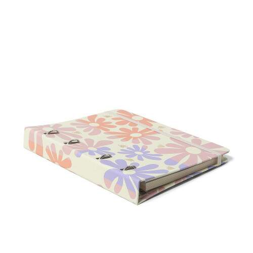 Caderno Argolado Ccero Office Duo Melissa Pautado & Pontado A5 Block Bloomy