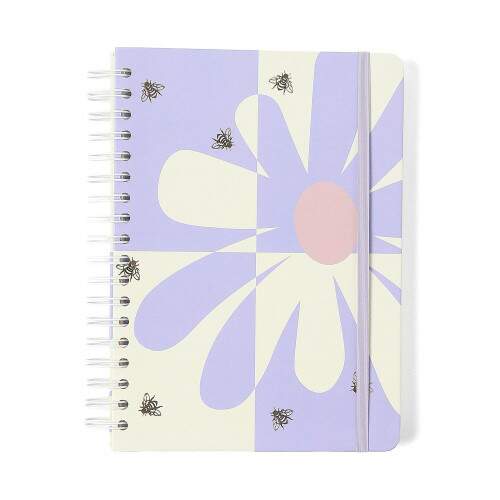 Caderno Ccero Espiral Melissa Pautado 17x24 Max Bloomy 160 Fls